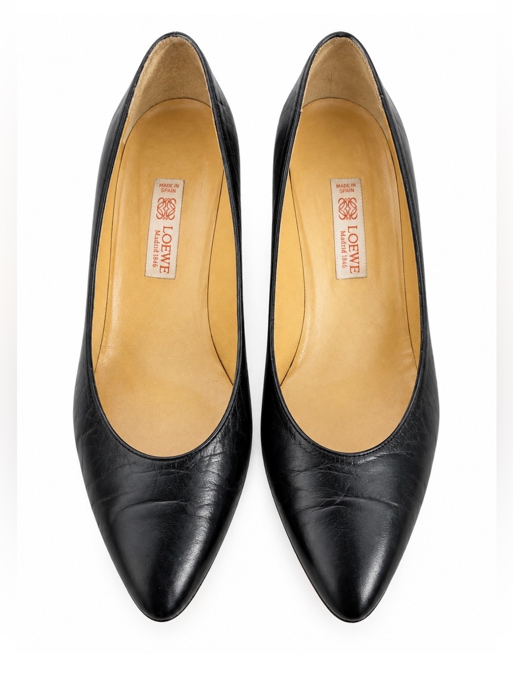 Loewe Black Leather Women's Pumps